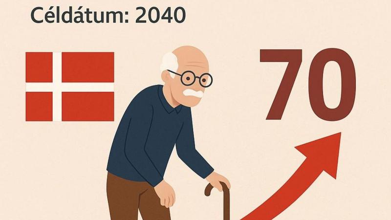 A nyugdíjkorhatárt hetven évre emelték.