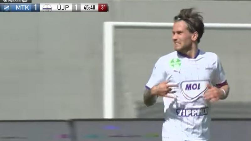 Egy teljes évig gól nélküli időszakot élt meg az Újpest válogatott labdarúgója, ám most végre megtörte a csendet és két gólt is szerzett.